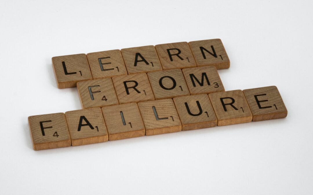 Scrabble tiles that read "Learn From Failure"